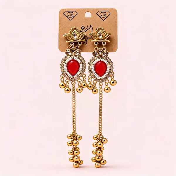 Gold_Alloy_Red_Stone_Layered_Long_Drop_Earrings_For_Women_Pack_Of_2
