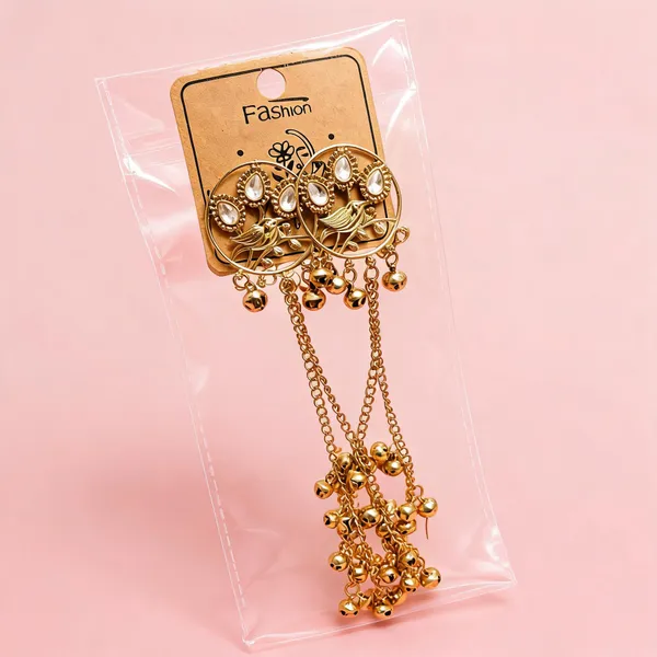 Gold_Alloy_Floral_Chain_Dangle_Earrings_For_Women_Pack_Of_2