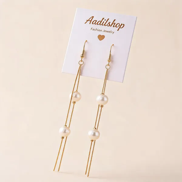 Gold_Alloy_White_Bead_Strand_Dangle_Earrings_For_Women_Pack_Of_2