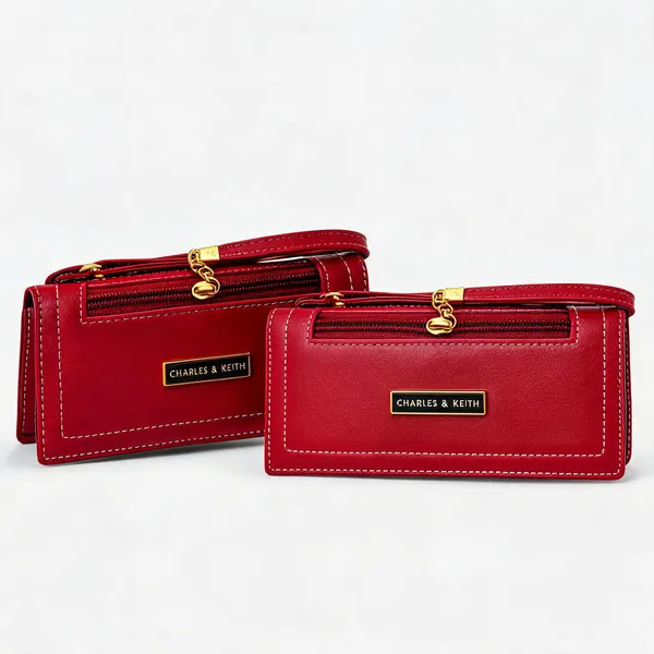 Red_Pu_Leather_Zip_Front_Clutch_Bag_For_Women_Pack_Of_2