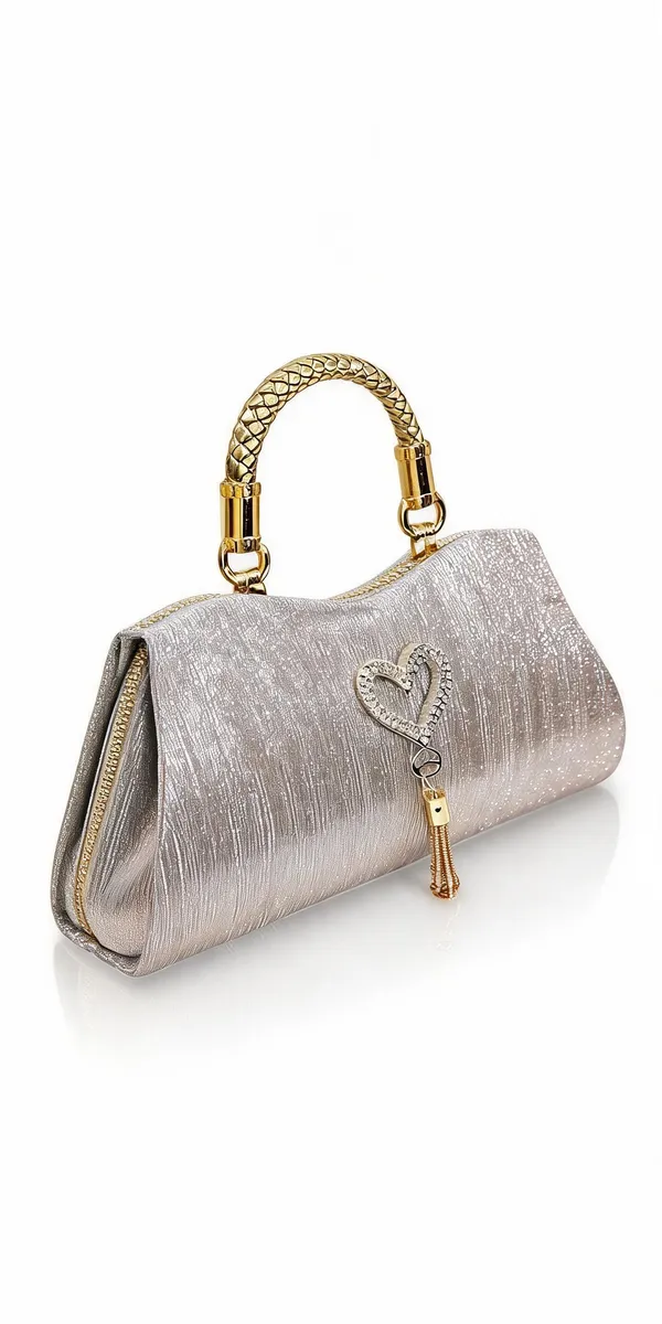 Silver_Glitter_Pu_Leather_Heart_Detail_Handbag_For_Women