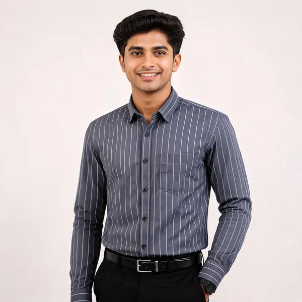 Grey_Cotton_Regular_Fit_Striped_Shirt_For_Men