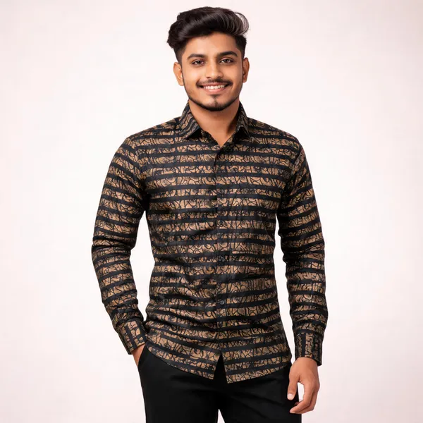 Black_Cotton_Regular_Fit_Patterned_Shirt_For_Men