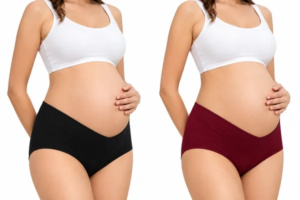 Maroon_Cotton_Mid_Waist_Maternity_Panty_For_Women_Pack_Of_2