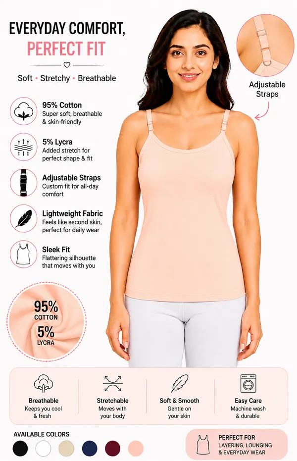 Ivory_Cotton_Lycra_Spaghetti_Strap_Camisole_For_Women