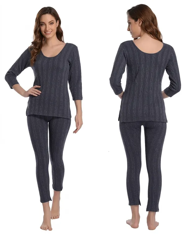 Blue_Polycotton_Slim_Fit_Thermal_Set_For_Women