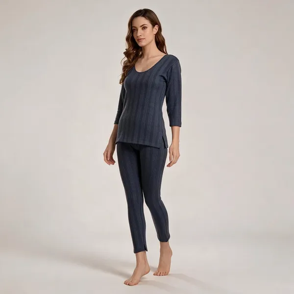 Blue_Polycotton_Slim_Fit_Thermal_Set_For_Women