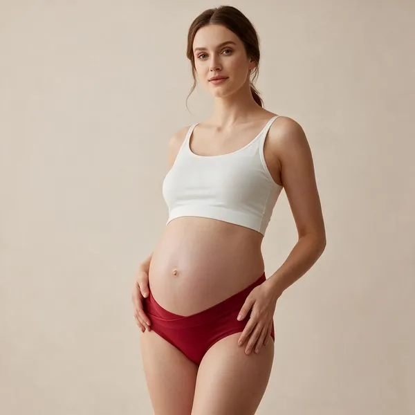 Blue_Maroon_Cotton_Lycra_Low_Waist_Maternity_Panty_For_Women_Pack_Of_2