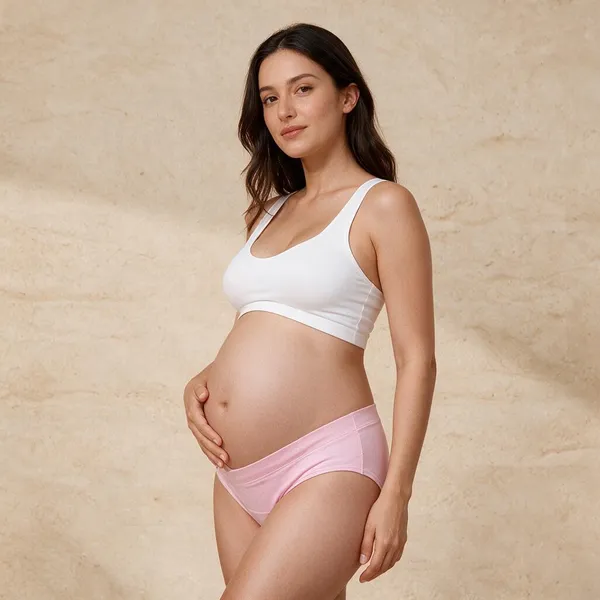 Black_Maroon_Pink_Cotton_Lycra_Low_Waist_Maternity_Panty_For_Women_Pack_Of_3