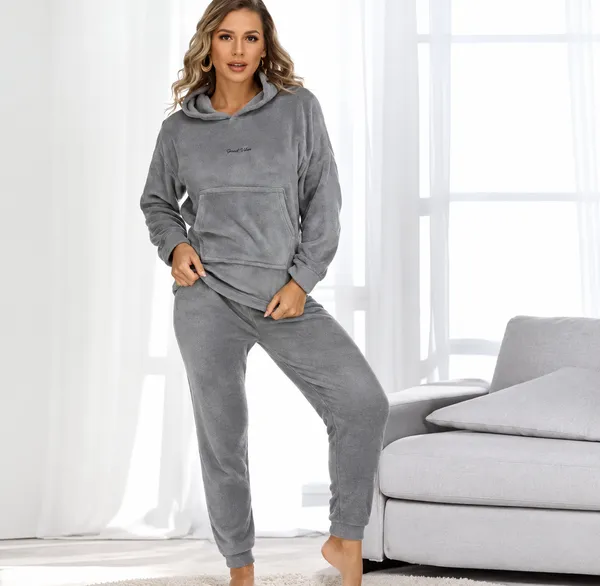 Grey_Wool_Relaxed_Fit_Hoodie_And_Jogger_Set_For_Women