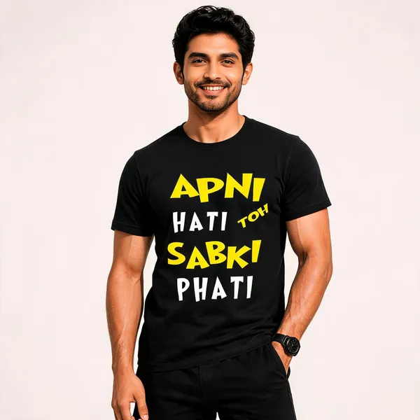 Black_Bio_Wash_Cotton_Graphic_Round_Neck_T-Shirt_For_Men