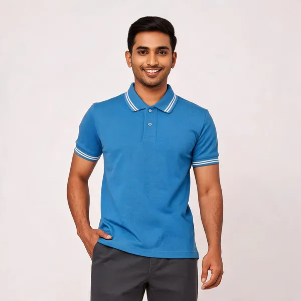 Blue_Cotton_Pique_Regular_Fit_Polo_T-Shirt_For_Men