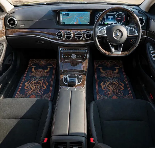 Polyester_Anti-Slip_Rubber_Printed_Black_Car_Floor_Mat_Set_Of_4