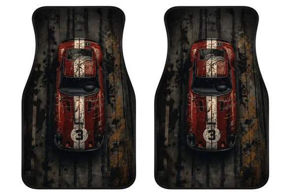 Polyester_Anti-Slip_Rubber_Black_Racing_Car_Print_Car_Floor_Mat_Pack_Of_2
