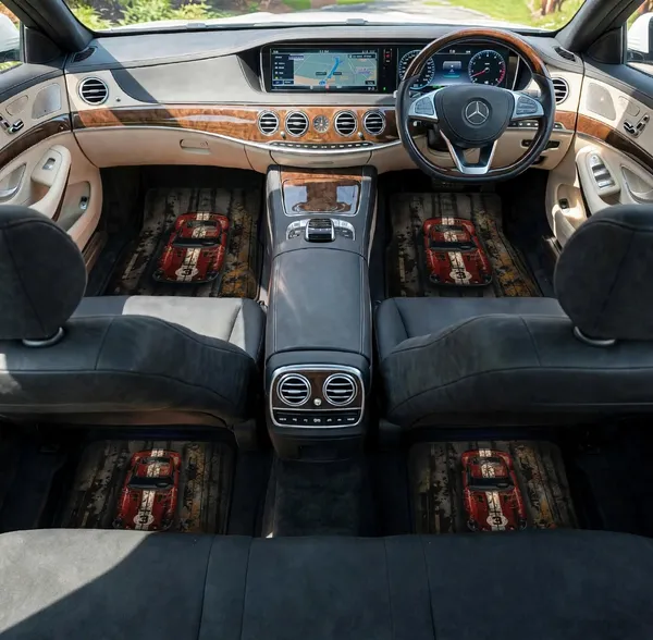 Polyester_Anti-Slip_Rubber_Solid_Black_Car_Floor_Mat_Pack_Of_4