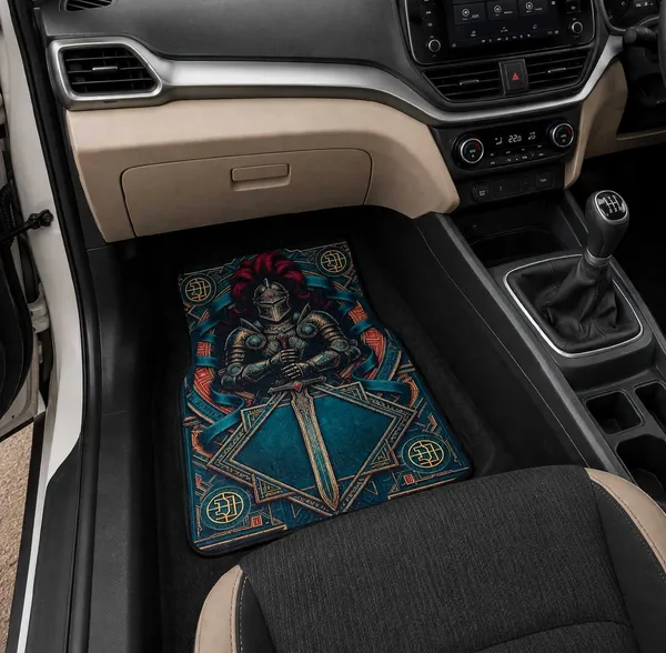 Polyester_Anti-Slip_Rubber_Multicolor_Printed_Car_Floor_Mat_Pack_Of_2