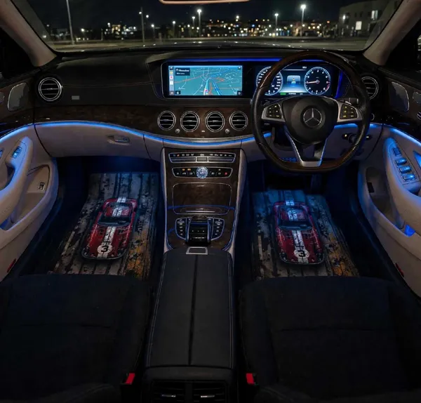 Polyester_Anti-Slip_Rubber_Solid_Black_Car_Floor_Mat_Pack_Of_4