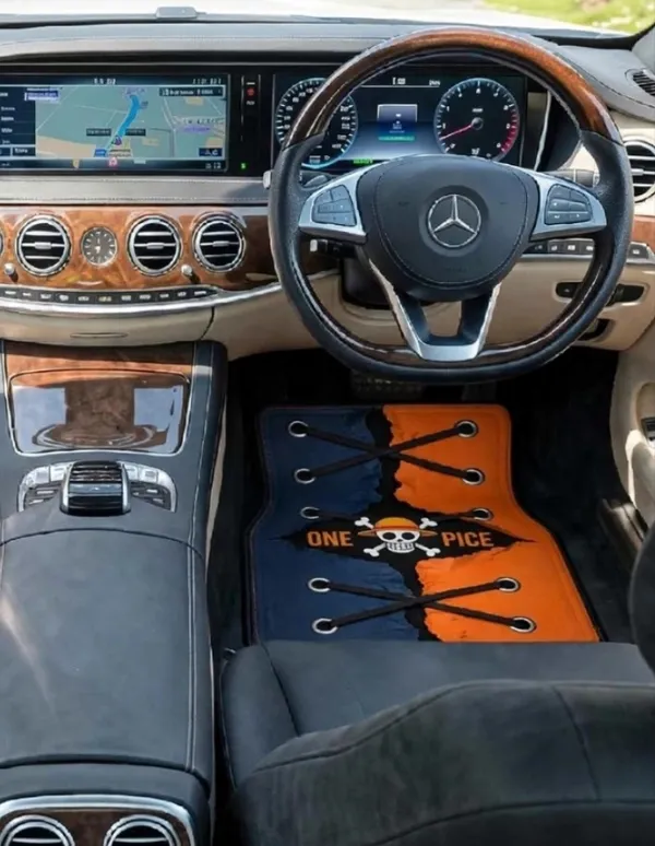 Polyester_Anti-Slip_Rubber_Black_Orange_Graphic_Print_Car_Floor_Mat_Pack_Of_4