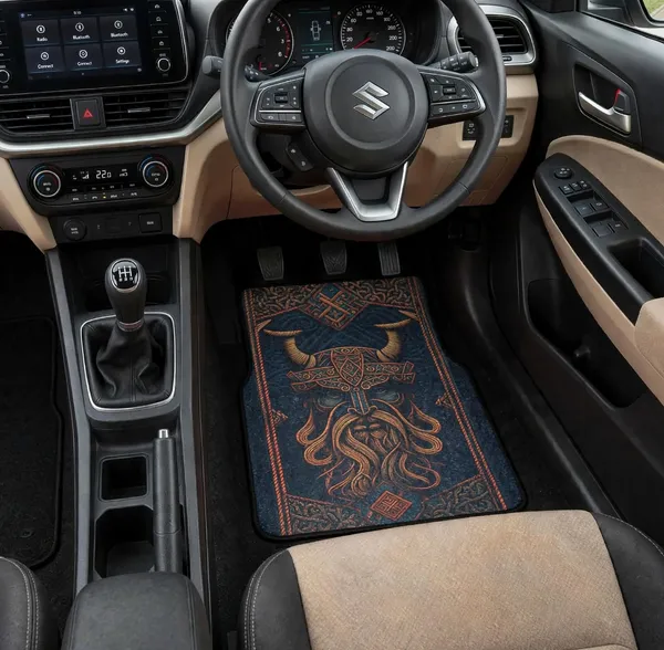 Polyester_Anti-Slip_Rubber_Black_Printed_Car_Floor_Mat_Pack_Of_2