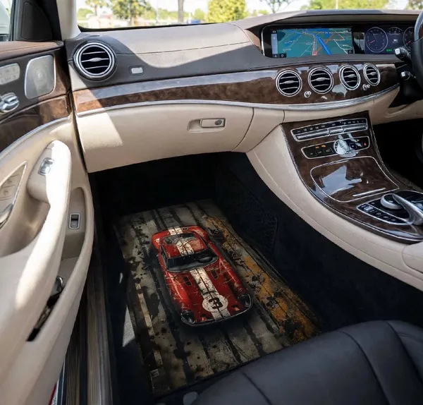 Polyester_Anti-Slip_Rubber_Solid_Black_Car_Floor_Mat_Pack_Of_4