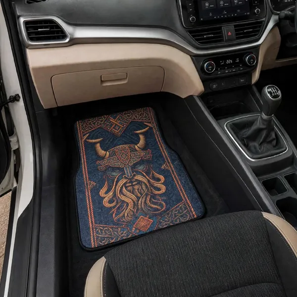 Polyester_Anti-Slip_Rubber_Black_Printed_Car_Floor_Mat_Pack_Of_2