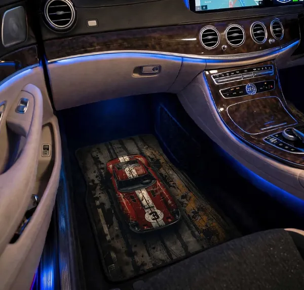 Polyester_Anti-Slip_Rubber_Solid_Black_Car_Floor_Mat_Pack_Of_4