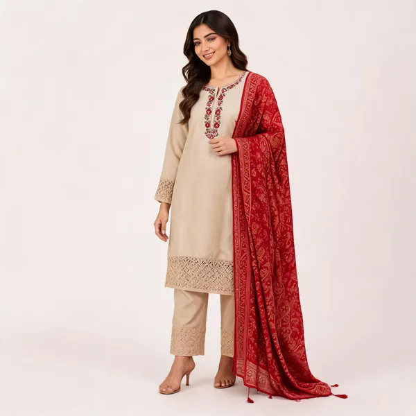 Beige_Chanderi_Straight_Embroidered_Suit_Set_For_Women