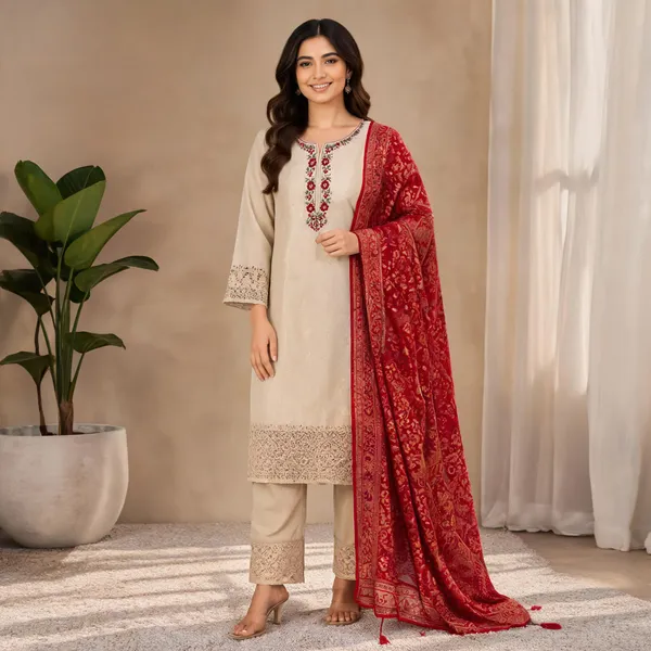 Beige_Chanderi_Straight_Embroidered_Suit_Set_For_Women