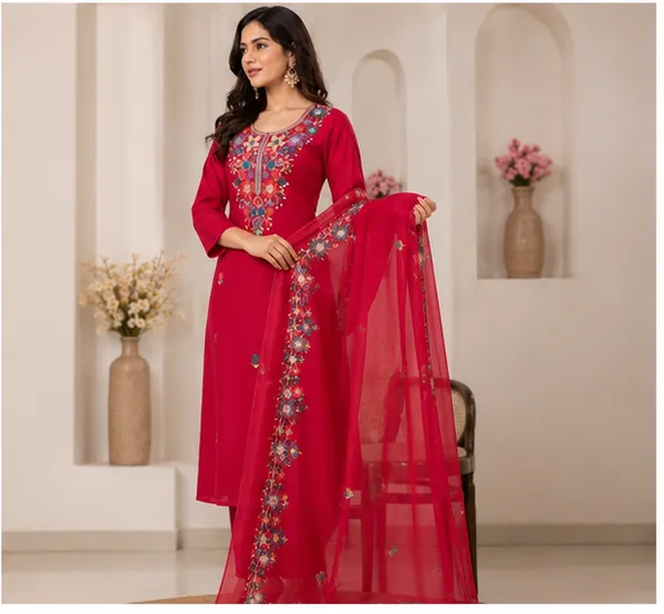 Pink_Cotton_Straight_Embroidered_Kurta_Set_For_Women