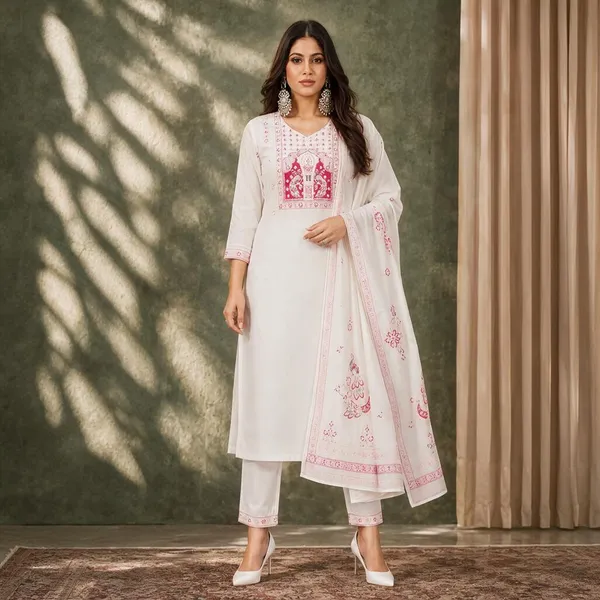 White_Embroidered_Straight_Kurta_Set_for_Women