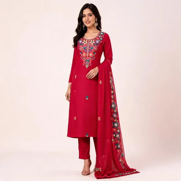Pink_Cotton_Straight_Embroidered_Kurta_Set_For_Women