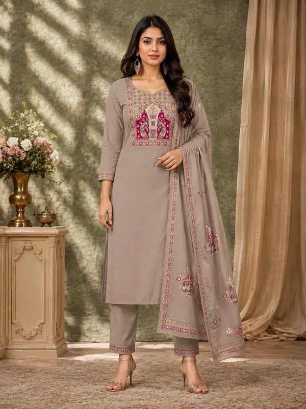Taupe_Embroidered_Straight_Ethnic_Suit_Set_for_Women
