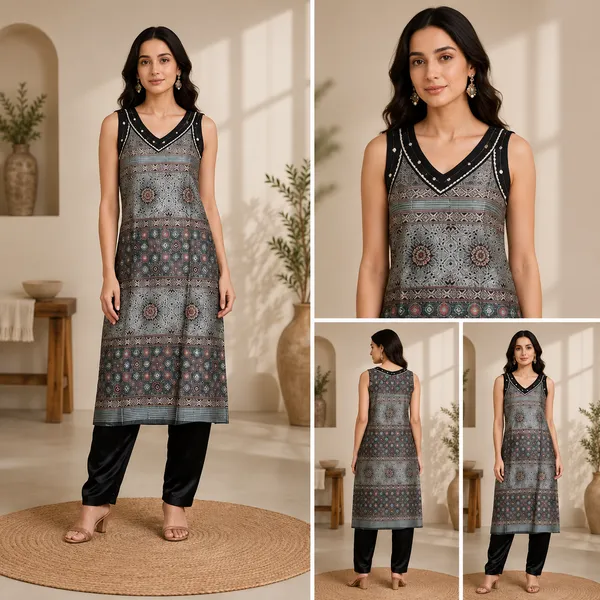 Multicolour_Printed_Sleeveless_Kurta_Set_for_Women
