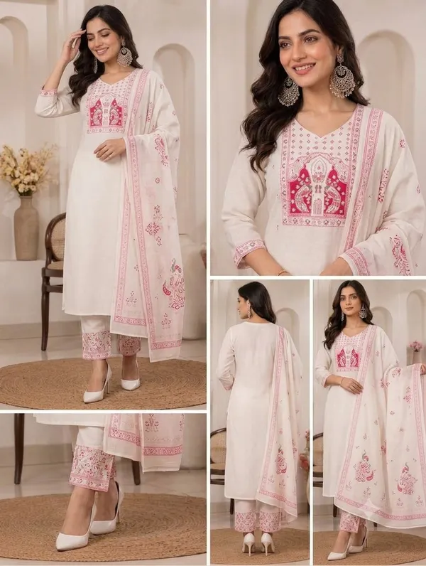 White_Embroidered_Straight_Kurta_Set_for_Women