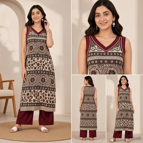 Multicolour_Cotton_Straight_Printed_Kurta_Set_For_Women