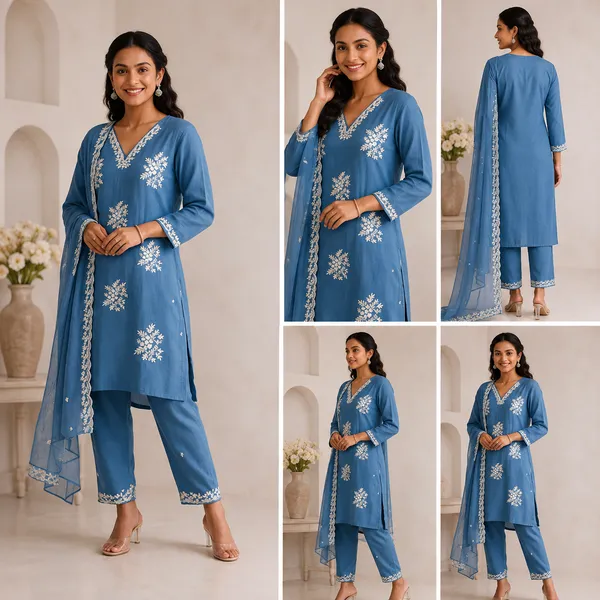 Blue_Cotton_Straight_Embroidered_Kurta_Set_For_Women