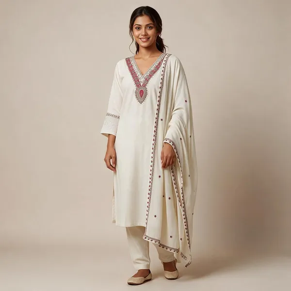 Cream_Mul_Cotton_Straight_Embroidered_Kurta_Set_For_Women