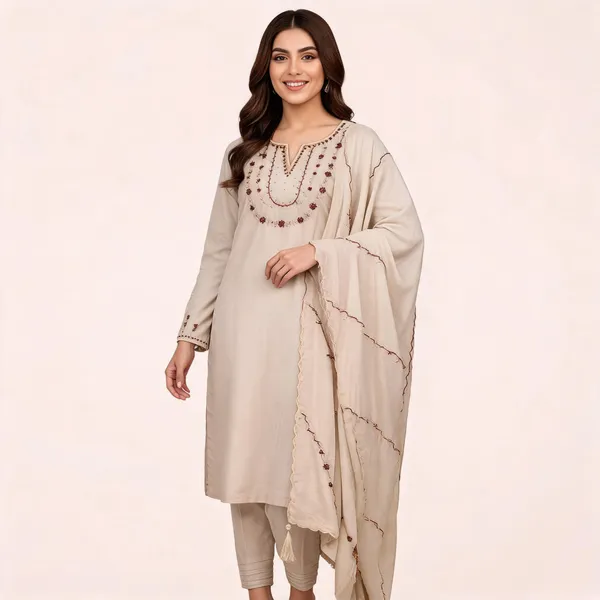 Cream_Cotton_Silk_Straight_Embroidered_Kurta_Set_For_Women