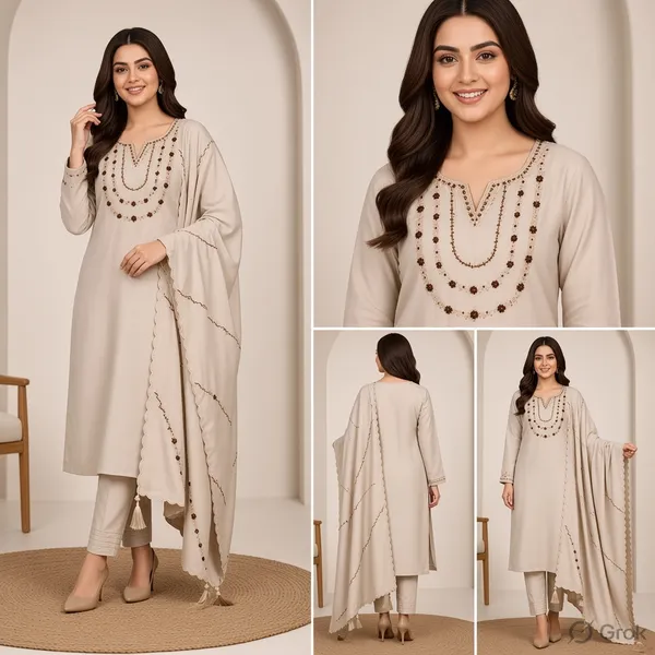 Cream_Cotton_Silk_Straight_Embroidered_Kurta_Set_For_Women