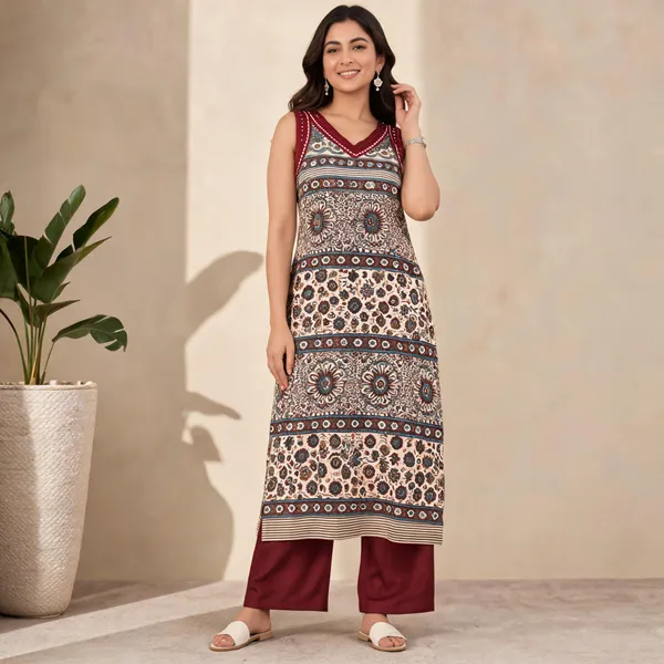Multicolour_Cotton_Straight_Printed_Kurta_Set_For_Women