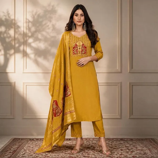Mustard_Embroidered_Straight_Kurta_Set_for_Women
