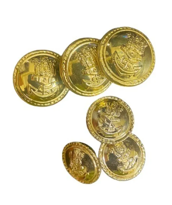 Navy_No_2_Buttons_For_Blazer_Golden_Finish_12_Pcs_6_Big_6_Small