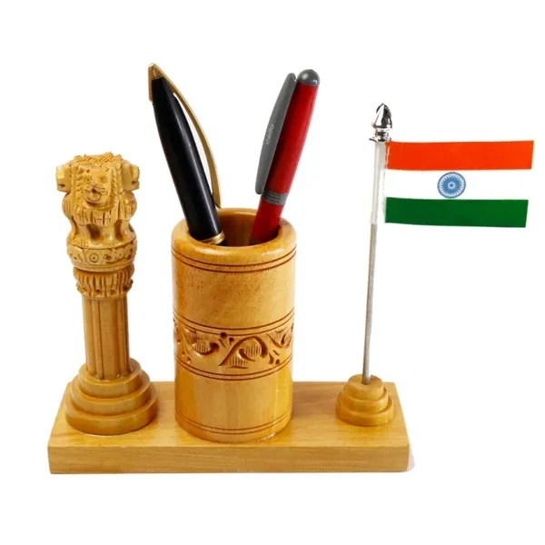 Pen_Stand_With_Ashoka_Stumbh