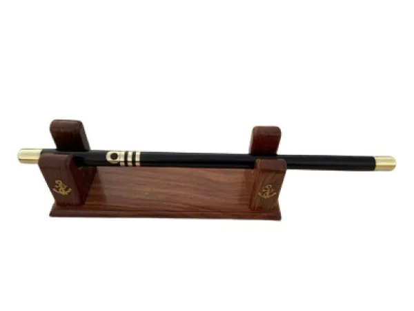 Black_Solid_Wooden_Baton_With_Nelson_Stripes