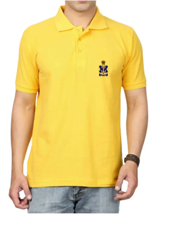 T_Shirt_Navy_Collar_Golden_Orange