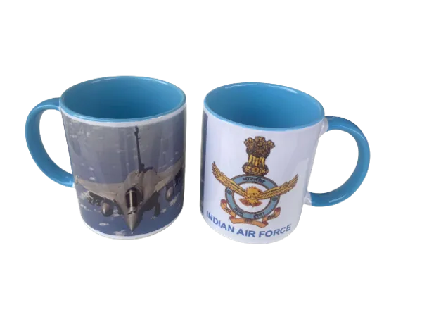 Iaf_Air_Force_Coffee_Mug_With_Logo_And_Rafale