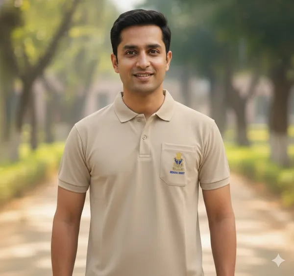 Navy_Beige_T_Shirt_With_Pocket