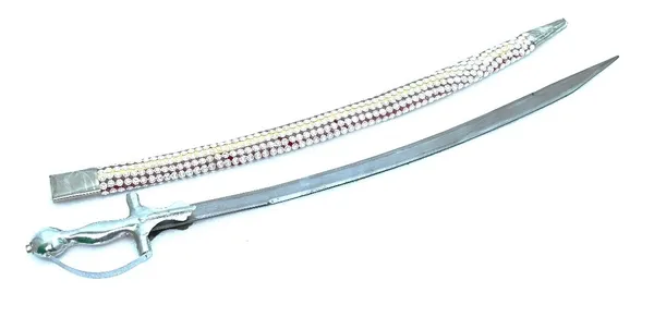 Silver_Colour_Scabbard_Sword