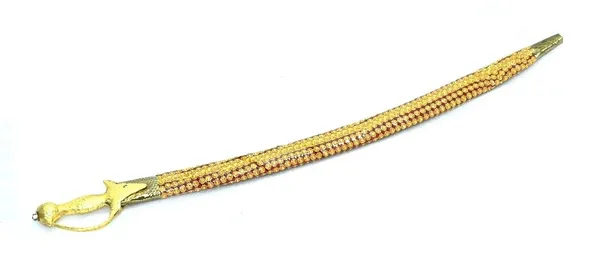Decorative_Sword_Golden_Upholstery_With_Beads