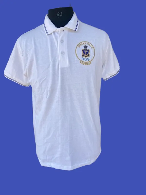 T_Shirt_Navy_Premium_White_Pure_Cotton_Branded